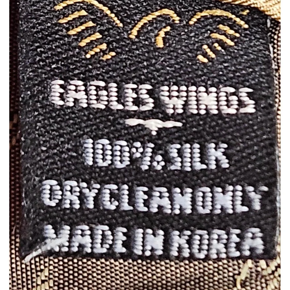 1990's Eagles Wings‎ Vintage NWT Ole Miss Rebels Colonel Reb 100% Silk Necktie